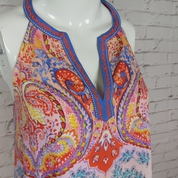 LAUNDRY By Shelli Segal LA Paisley Top - Picture 5 of 9